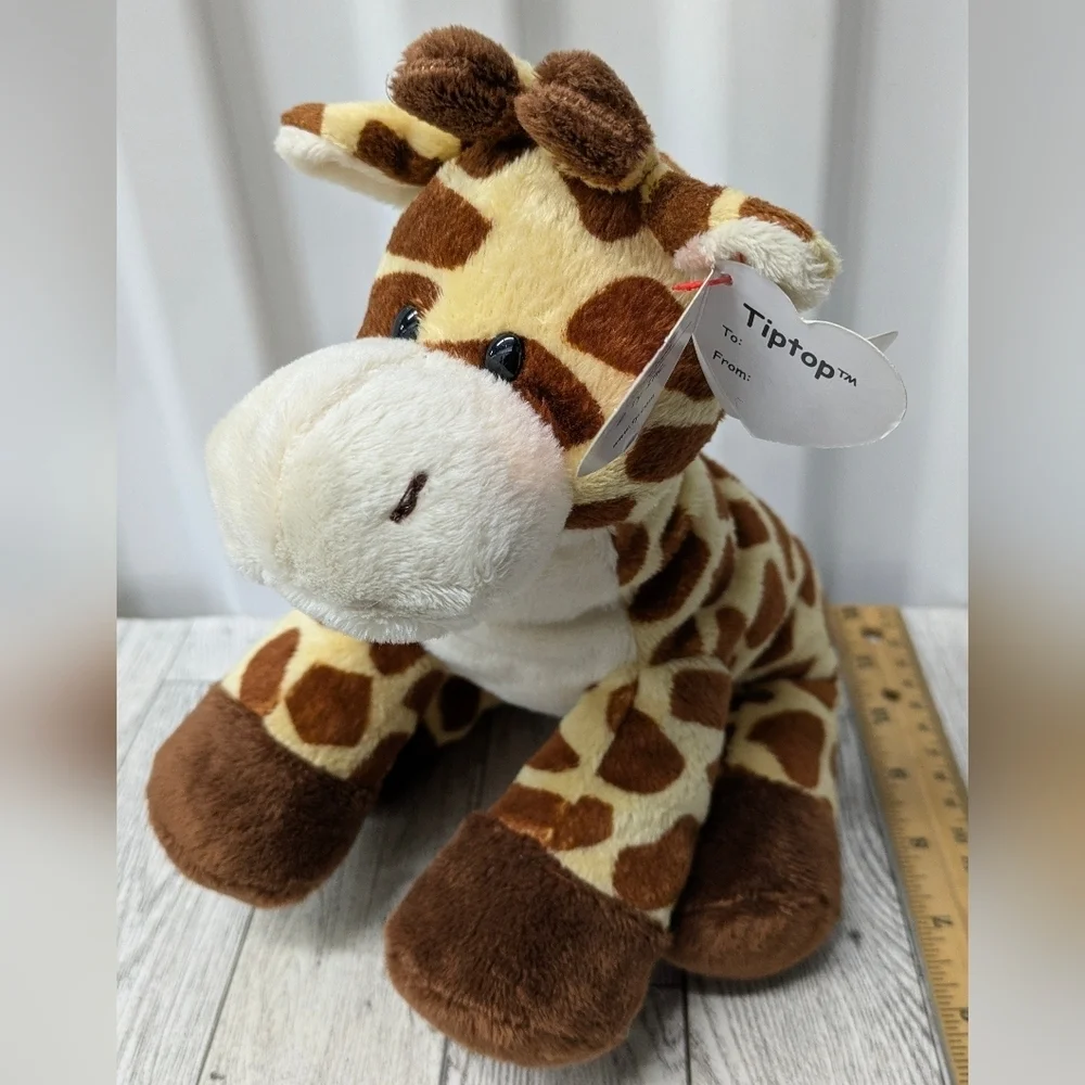 Ty Tiptop Giraffe Plush - Brown and White